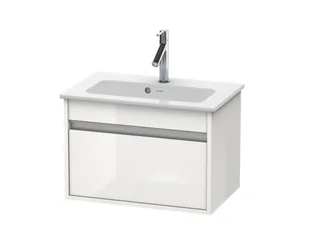 Тумба под раковину, Duravit, Ketho, шгв 600*385*410, раковина-необходимо заказать, цвет-белый глянцевый