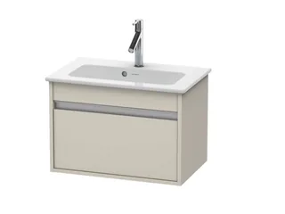 Тумба под раковину, Duravit, Ketho, шгв 600*385*410, раковина-необходимо заказать, цвет-серо-коричневый