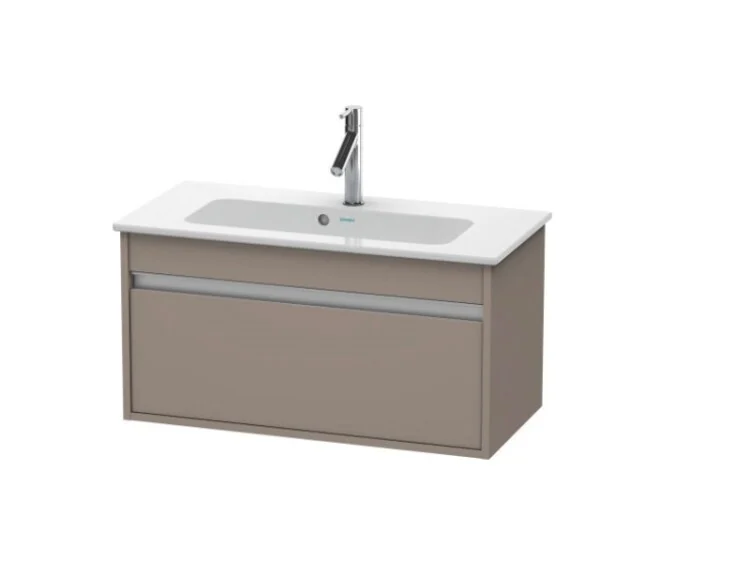 Тумба под раковину, Duravit, Ketho, шгв 800*385*410, раковина-необходимо заказать, цвет-базальт матовый