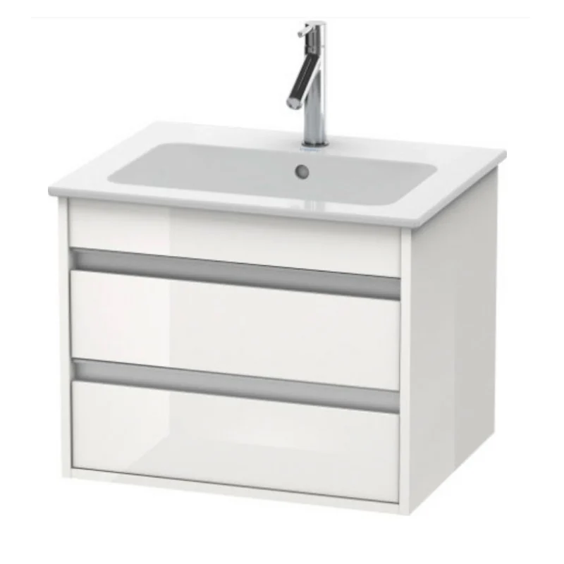 Тумба под раковину, Duravit, Ketho, шгв 600*475*480, раковина-необходимо заказать, цвет-белый глянцевый