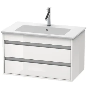 Тумба под раковину, Duravit, Ketho, шгв 800*475*480, раковина-необходимо заказать, цвет-белый глянцевый