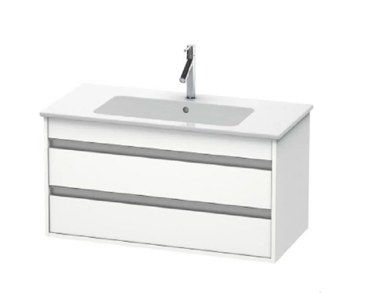 Тумба под раковину, Duravit, Ketho, шгв 1000*475*480, раковина-необходимо заказать, цвет-белый матовый