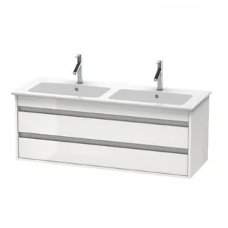 Тумба под раковину, Duravit, Ketho, шгв 1270*475*480, раковина-необходимо заказать, цвет-белый глянцевый