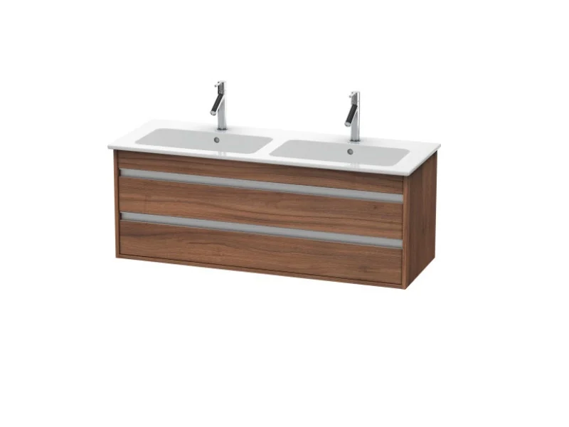 Тумба под раковину, Duravit, Ketho, шгв 1270*475*480, раковина-необходимо заказать, цвет-орех натуральный
