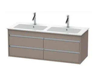 Тумба под раковину, Duravit, Ketho, шгв 1270*475*480, раковина-необходимо заказать, цвет-базальт матовый