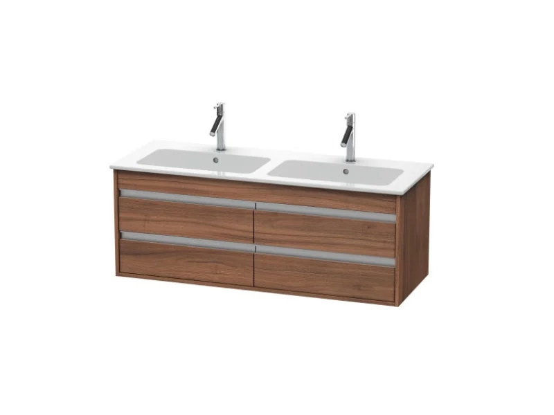 Тумба под раковину, Duravit, Ketho, шгв 1270*475*480, раковина-необходимо заказать, цвет-орех натуральный