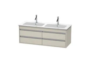 Тумба под раковину, Duravit, Ketho, шгв 1270*475*480, раковина-необходимо заказать, цвет-серо-коричневый матовый