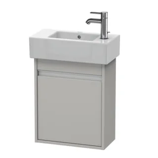 Тумба под раковину, Duravit, Ketho, шгв 450*225*550, петли-слева, раковина-необходимо заказать, цвет-бетонно-серый матовый — иконка