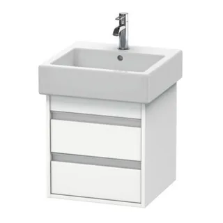 Тумба под раковину, Duravit, Ketho, шгв 450*440*480, раковина-необходимо заказать, цвет-белый матовый