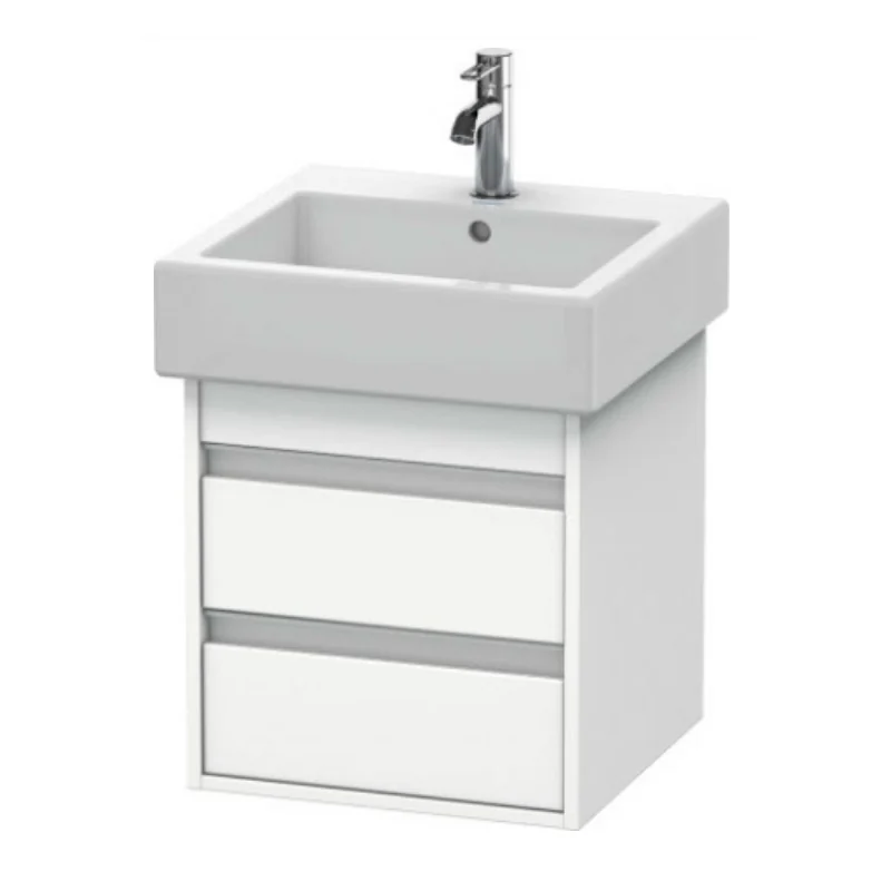 Тумба под раковину, Duravit, Ketho, шгв 450*440*480, раковина-необходимо заказать, цвет-белый матовый