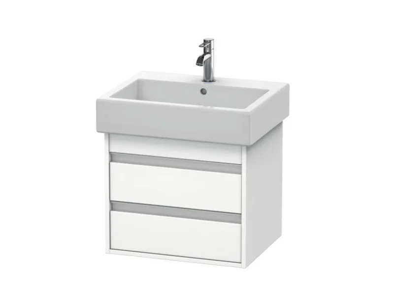 Тумба под раковину, Duravit, Ketho, шгв 550*440*480, раковина-необходимо заказать, цвет-белый матовый