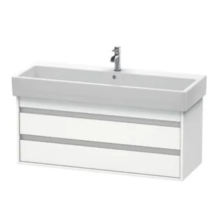 Тумба под раковину, Duravit, Ketho, шгв 1150*440*480, раковина-необходимо заказать, цвет-белый матовый