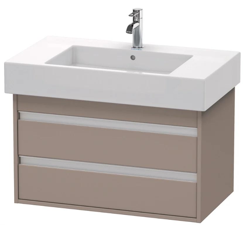 Тумба под раковину, Duravit, Ketho, шгв 800*455*480, раковина-необходимо заказать, цвет-базальт матовый