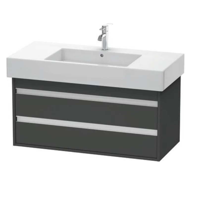 Тумба под раковину, Duravit, Ketho, шгв 1000*455*480, раковина-необходимо заказать, цвет-графит матовый