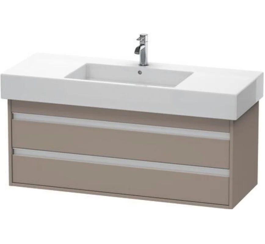 Тумба под раковину, Duravit, Ketho, шгв 1200*455*480, раковина-необходимо заказать, цвет-базальт матовый