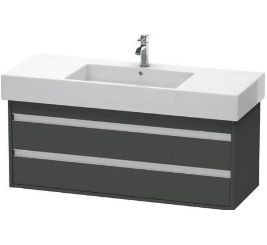 Тумба под раковину, Duravit, Ketho, шгв 1200*455*480, раковина-необходимо заказать, цвет-графит матовый