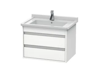 Тумба под раковину, Duravit, Ketho, шгв 650*465*480, раковина-необходимо заказать, цвет-белый матовый