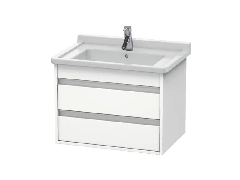 Тумба под раковину, Duravit, Ketho, шгв 650*465*480, раковина-необходимо заказать, цвет-белый матовый
