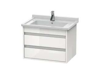 Тумба под раковину, Duravit, Ketho, шгв 650*465*480, раковина-необходимо заказать, цвет-белый глянцевый