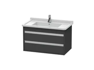 Тумба под раковину, Duravit, Ketho, шгв 800*465*480, раковина-необходимо заказать, цвет-графит матовый