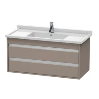 Тумба под раковину, Duravit, Ketho, шгв 1000*455*480, раковина-необходимо заказать, цвет-базальт матовый