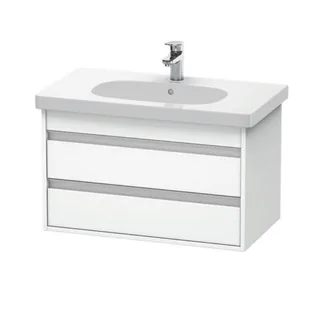 Тумба под раковину, Duravit, Ketho, шгв 800*455*480, раковина-необходимо заказать, цвет-белый матовый