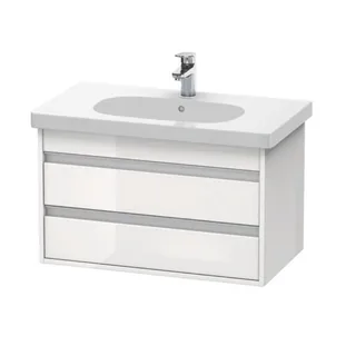 Тумба под раковину, Duravit, Ketho, шгв 800*455*480, раковина-необходимо заказать, цвет-белый глянцевый