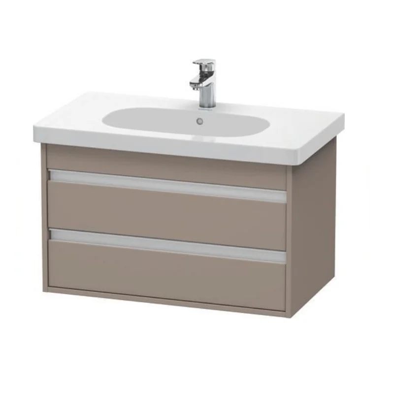 Тумба под раковину, Duravit, Ketho, шгв 800*455*480, раковина-необходимо заказать, цвет-базальт матовый