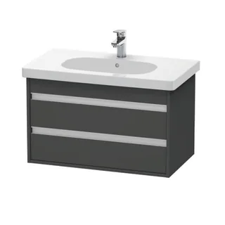 Тумба под раковину, Duravit, Ketho, шгв 800*455*480, раковина-необходимо заказать, цвет-графит матовый