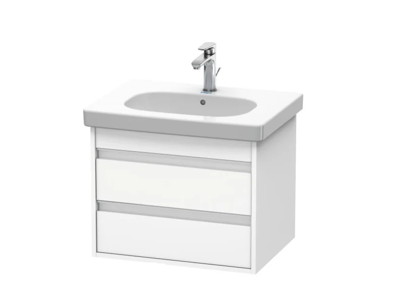 Тумба под раковину, Duravit, Ketho, шгв 600*455*480, раковина-необходимо заказать, цвет-белый матовый