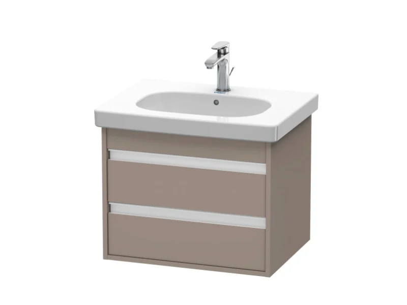 Тумба под раковину, Duravit, Ketho, шгв 600*455*480, раковина-необходимо заказать, цвет-базальт матовый