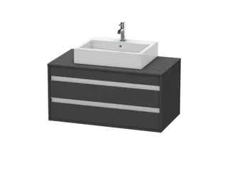 Тумба под раковину, Duravit, Ketho, шгв 1000*550*496, раковина-необходимо заказать, цвет-графит матовый — иконка