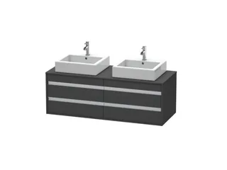 Тумба под раковину, Duravit, Ketho, шгв 1400*550*496, раковина-необходимо заказать, цвет-графит матовый