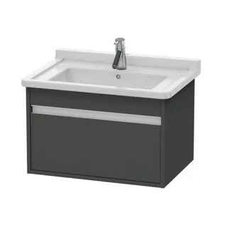 Тумба под раковину, Duravit, Ketho, шгв 650*455*410, раковина-необходимо заказать, цвет-графит матовый — иконка