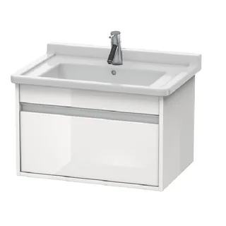 Тумба под раковину, Duravit, Ketho, шгв 800*465*410, раковина-необходимо заказать, цвет-белый глянцевый