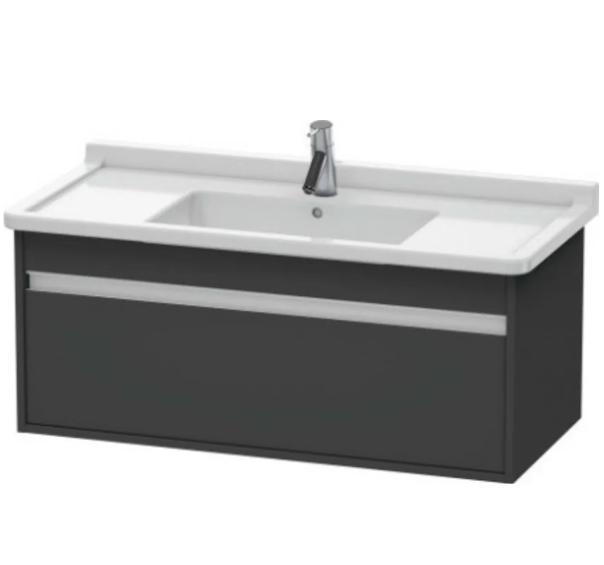 Тумба под раковину, Duravit, Ketho, шгв 1000*455*410, раковина-необходимо заказать, цвет-графит матовый