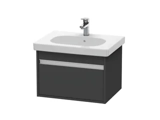 Тумба под раковину, Duravit, Ketho, шгв 600*455*410, раковина-необходимо заказать, цвет-графит матовый