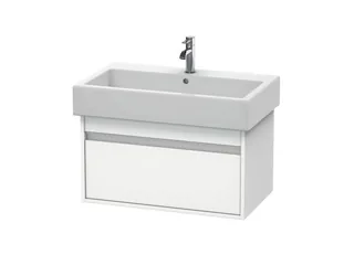 Тумба под раковину, Duravit, Ketho, шгв 750*440*410, раковина-необходимо заказать, цвет-белый матовый