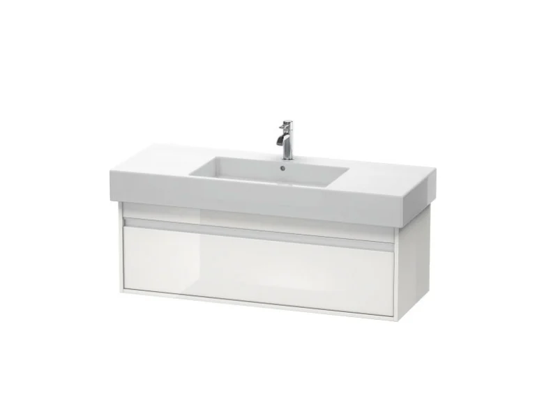 Тумба под раковину, Duravit, Ketho, шгв 1200*455*410, раковина-необходимо заказать, цвет-белый глянцевый