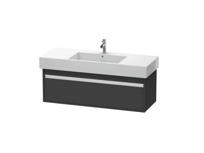 Тумба под раковину, Duravit, Ketho, шгв 1200*455*410, раковина-необходимо заказать, цвет-графит матовый