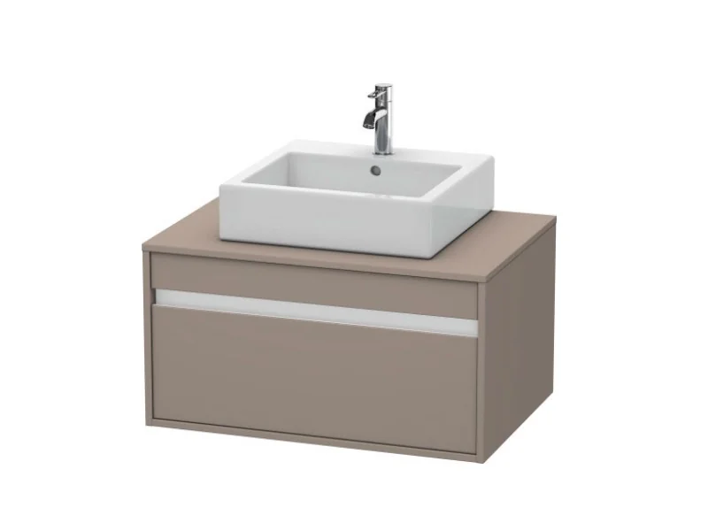 Тумба под раковину, Duravit, Ketho, шгв 800*550*426, раковина-необходимо заказать, цвет-базальт матовый