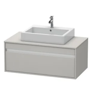 Тумба под раковину, Duravit, Ketho, шгв 1000*550*426, раковина-необходимо заказать, цвет-бетонно-серый матовый