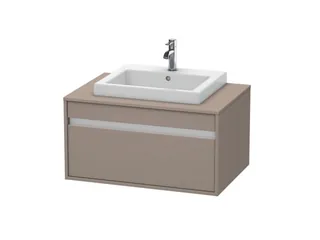 Тумба под раковину, Duravit, Ketho, шгв 800*550*426, раковина-необходимо заказать, цвет-базальт матовый