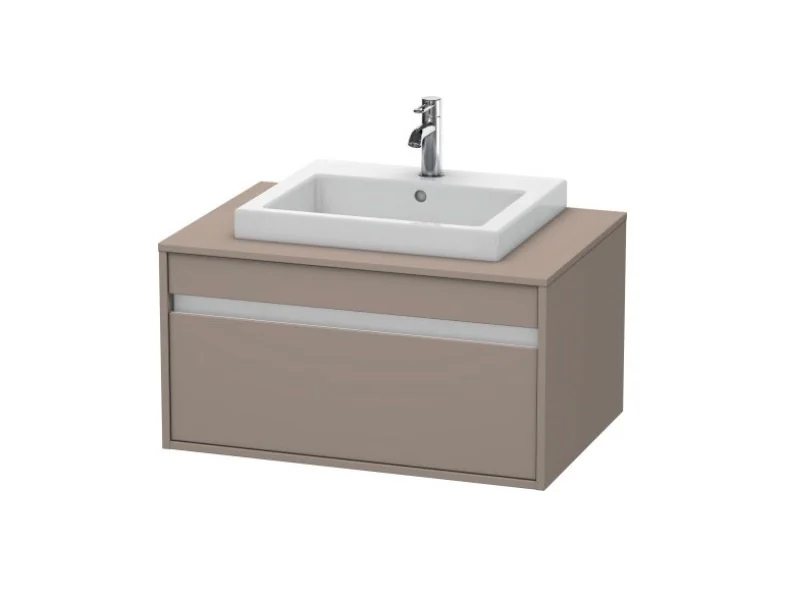 Тумба под раковину, Duravit, Ketho, шгв 800*550*426, раковина-необходимо заказать, цвет-базальт матовый