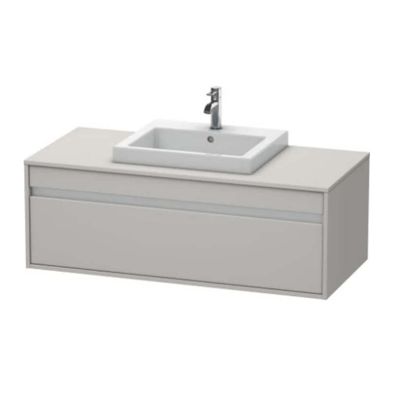 Тумба под раковину, Duravit, Ketho, шгв 1200*550*426, раковина-необходимо заказать, цвет-бетонно-серый матовый