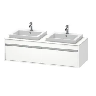 Тумба под раковину, Duravit, Ketho, шгв 1400*550*426, раковина-необходимо заказать, цвет-белый матовый — иконка