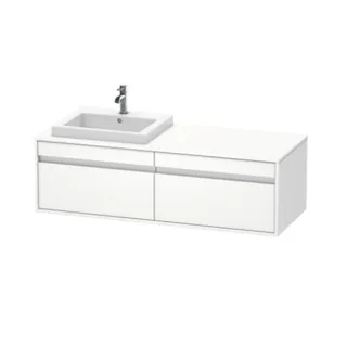 Тумба под раковину, Duravit, Ketho, шгв 1400*550*426, раковина-необходимо заказать, цвет-белый матовый