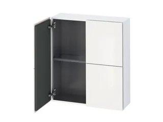 Шкаф, Duravit, L-Cube, шгв 700*243*800, петли-слева/справа, цвет-белый глянцевый — иконка