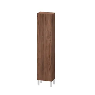 Шкаф-пенал, Duravit, L-Cube, шгв 400*243*1760, петли-слева, цвет-орех темный