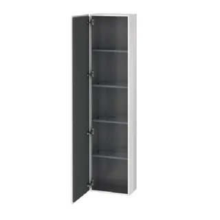 Шкаф-пенал, Duravit, L-Cube, шгв 400*243*1760, петли-слева, цвет-белый глянцевый